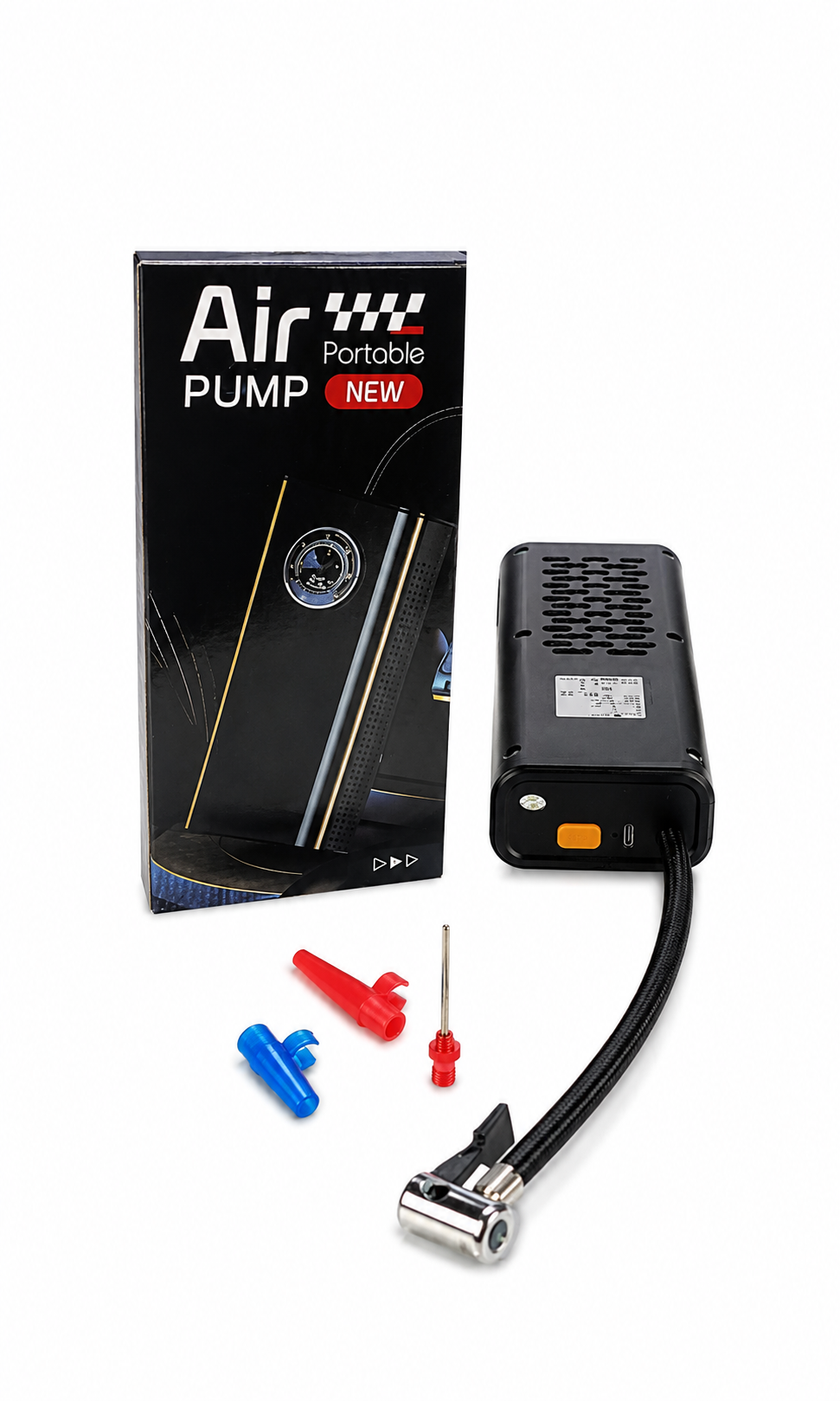 Inflador Digital Portátil AirPump™ – Tu Compañero de Emergencia