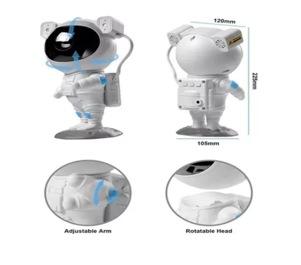 Proyector Galaxy Astronaut – Convierte Tu Cuarto en una Experiencia Única
