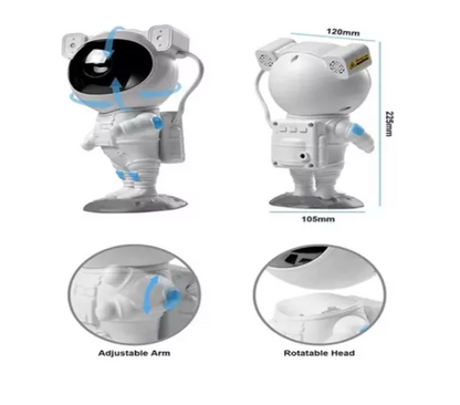 Proyector Galaxy Astronaut – Convierte Tu Cuarto en una Experiencia Única
