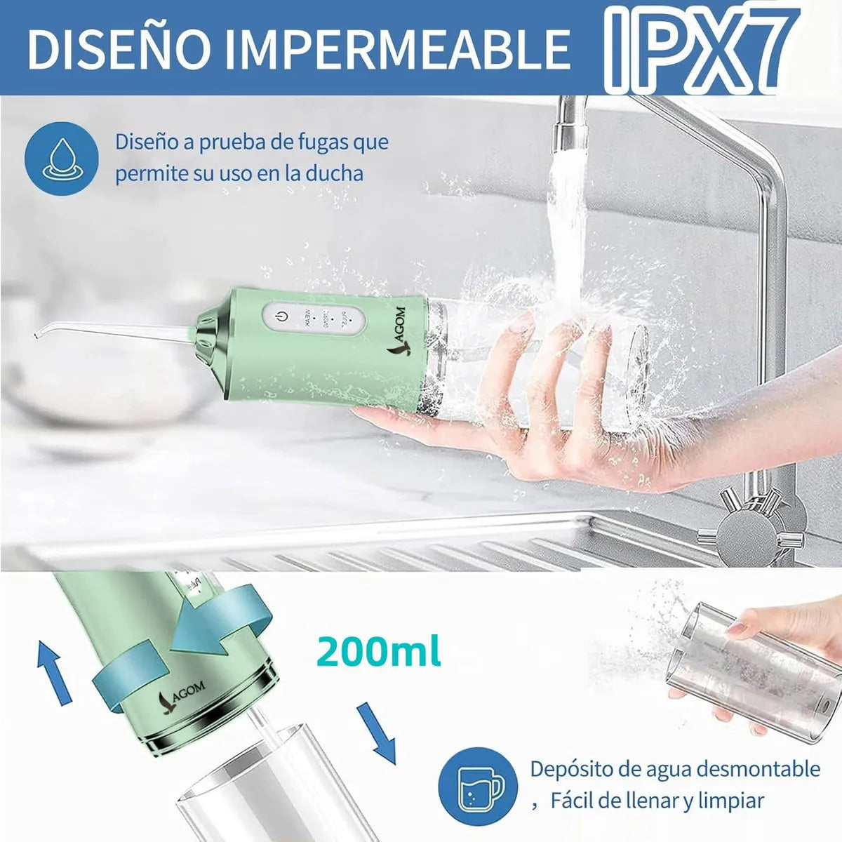 Irrigador Dental ProClean – Limpieza Profunda Sin Dentista