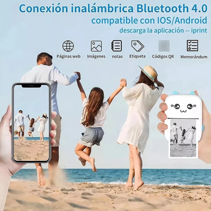 Mini Impresora PocketPrint – Imprime Desde Tu Celular Sin Tinta