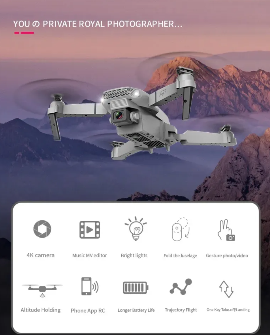 Drone 4K Explorer Max – Captura el Mundo Desde el Aire