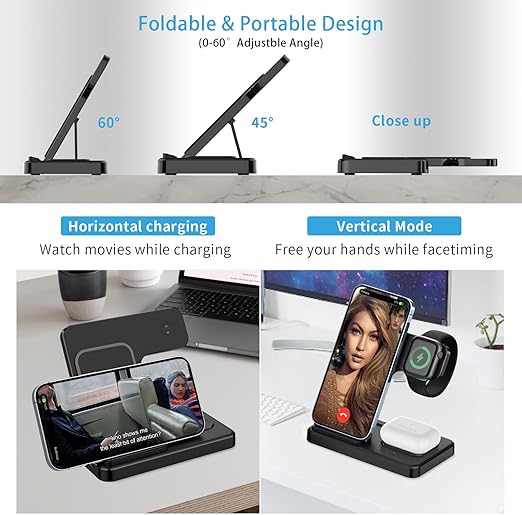 Base de Carga Smart 3 en 1 – Todo en un Solo Lugar