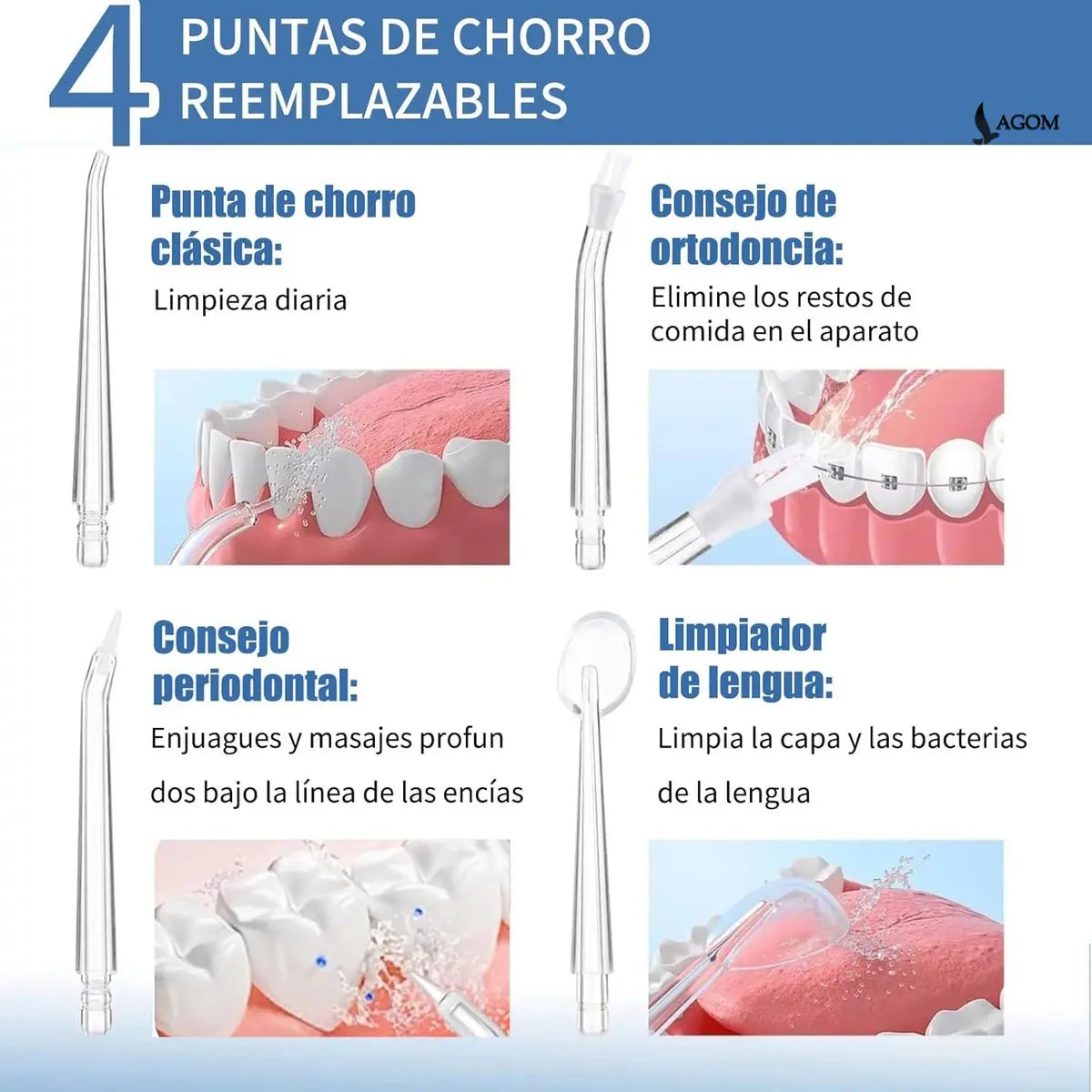 Irrigador Dental ProClean – Limpieza Profunda Sin Dentista