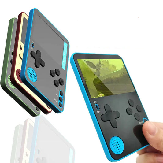 Handheld Game Console 500 Classic Games LCD Portable Retro Video Mini Game Console Rechargeable Great Gift for Kids and Adults